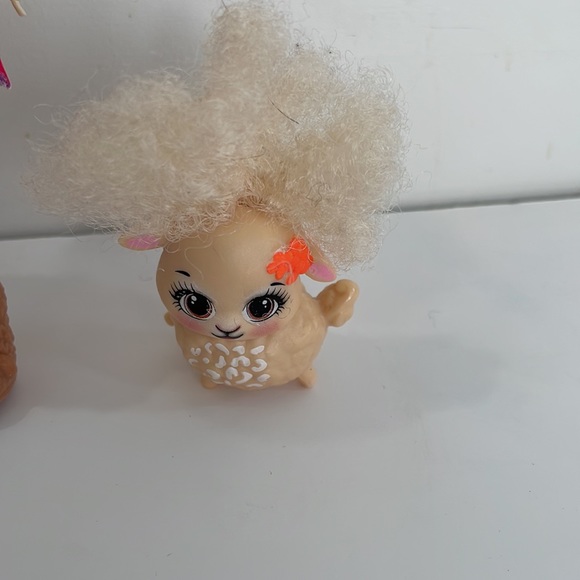 Lamb Girl and Pet Lamb Dolls - Picture 4 of 7